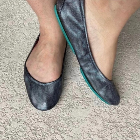Tieks Custom Holographic Ballet Flats Shoes - Picture 3 of 17